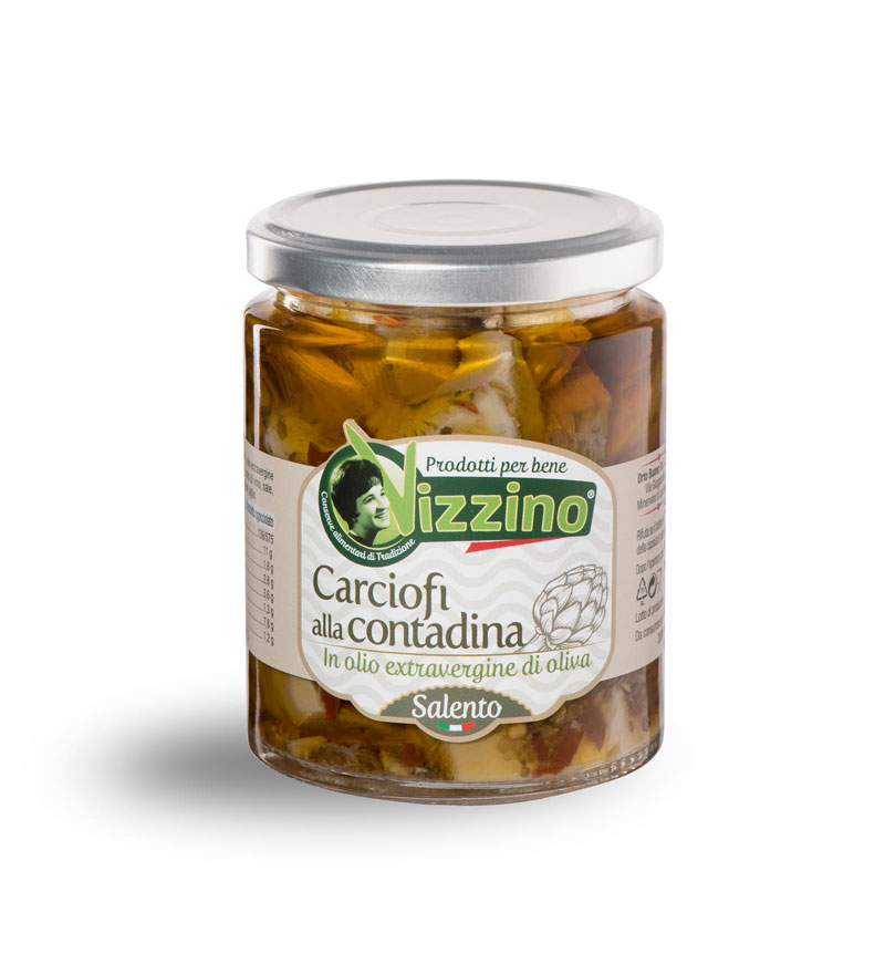 Carciofi alla contadina in olio extravergine di oliva Salento
