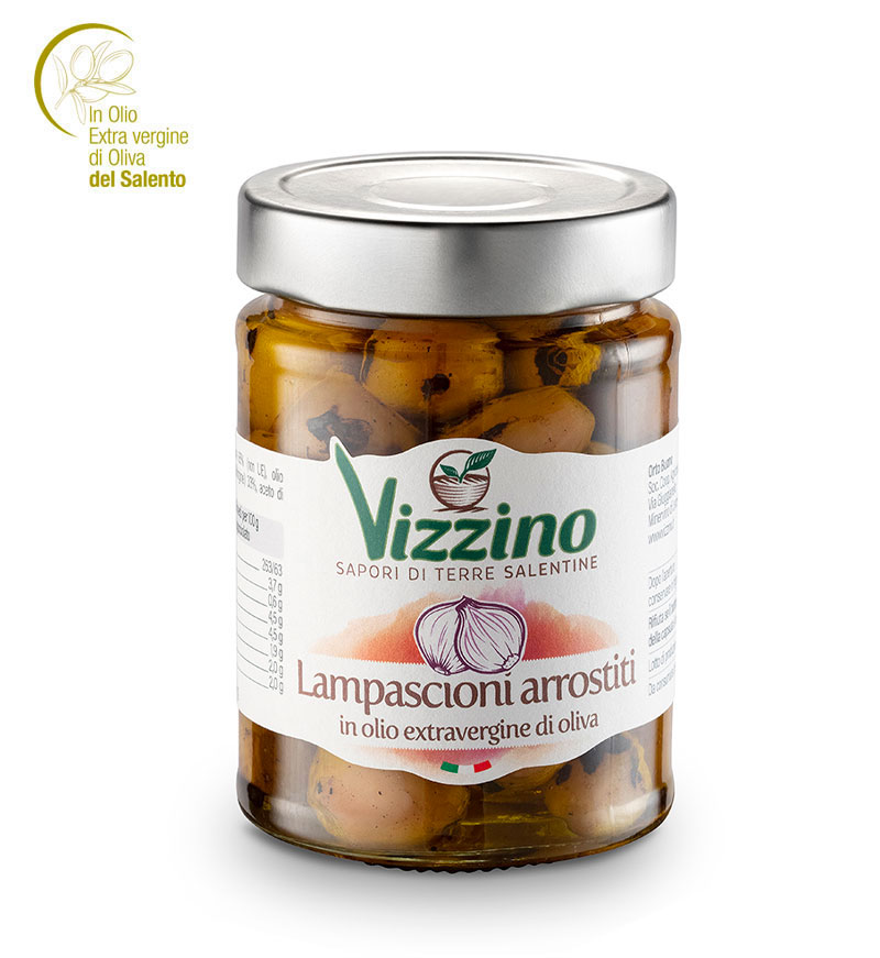 Lampascioni in olio extravergine di oliva arrostiti Vizzino Salento