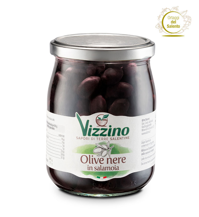 Olive nere in salamoia Vizzino Salento