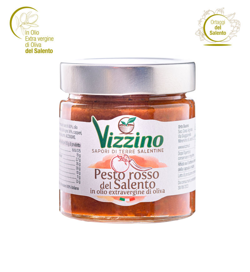 Pesto rosso Vizzino, Salento