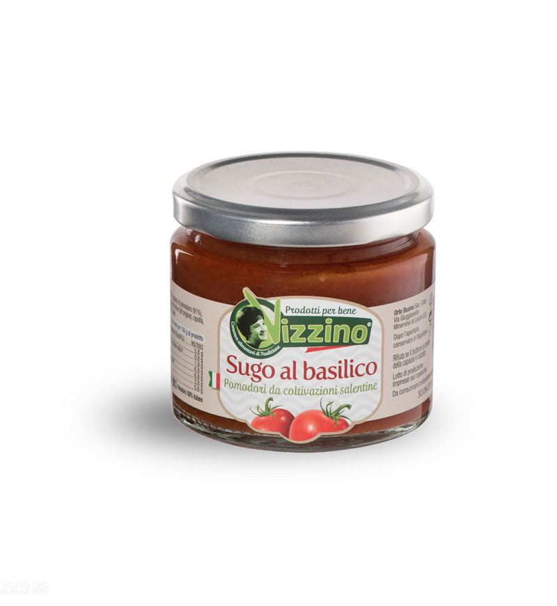 Sugo pronto al basilico Salento Vizzino