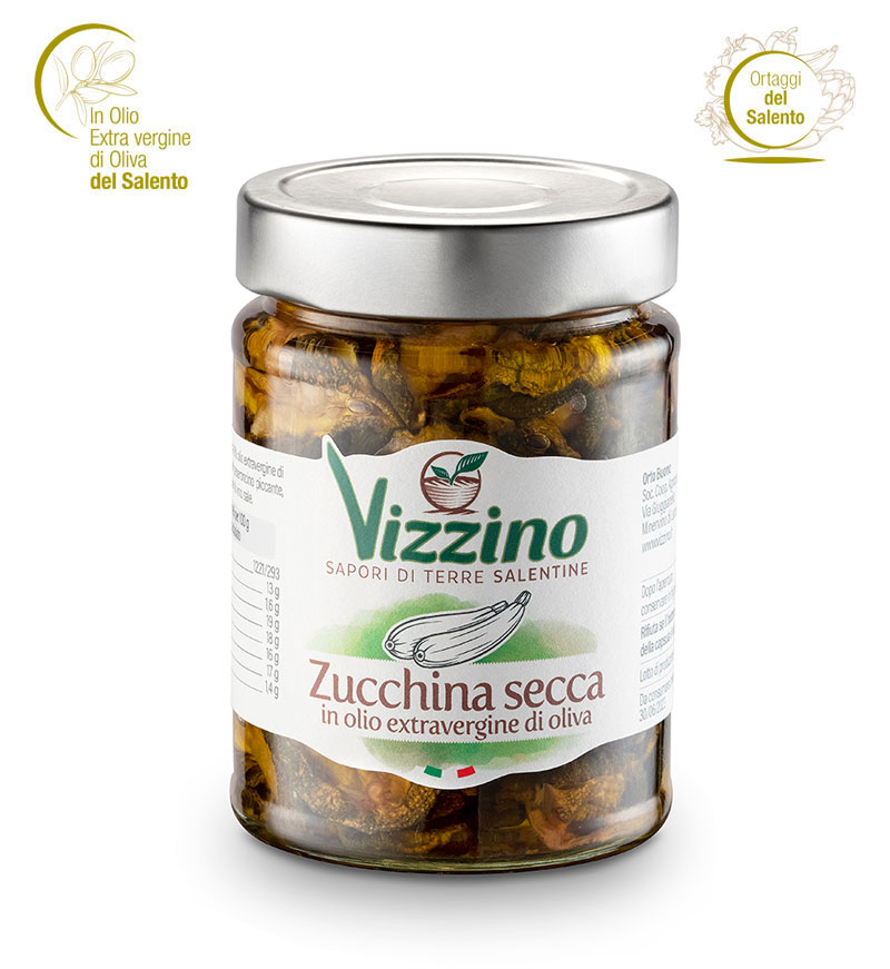 Zucchina secca sott'olio Vizzino Salento